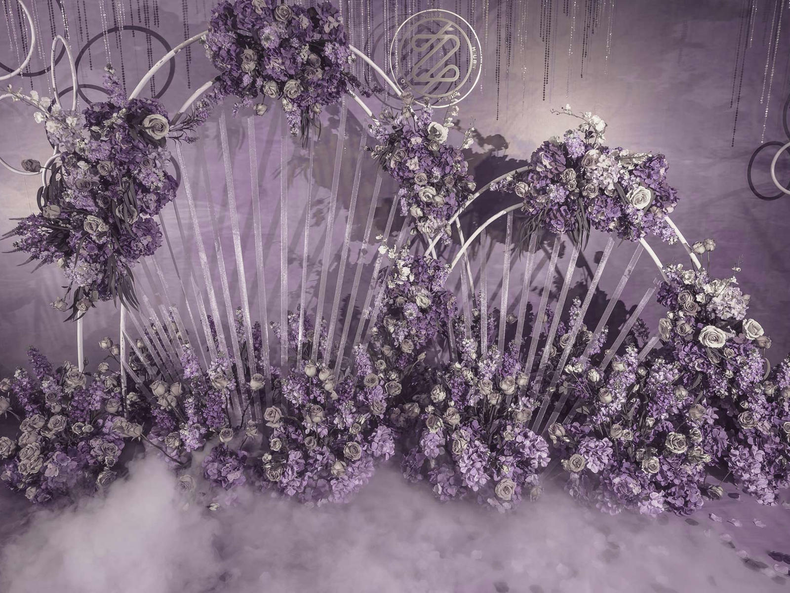 《激光》紫色系浪漫气氛强烈西式婚礼