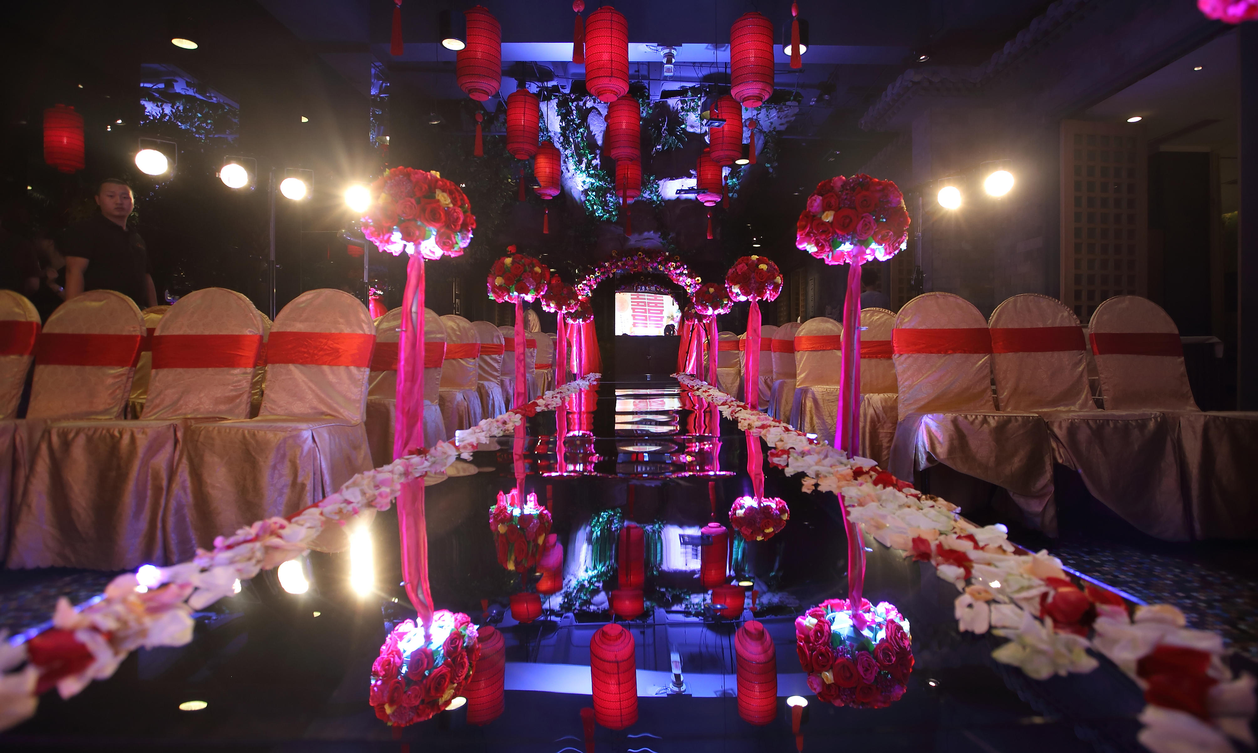 紅百合主題婚禮-囍