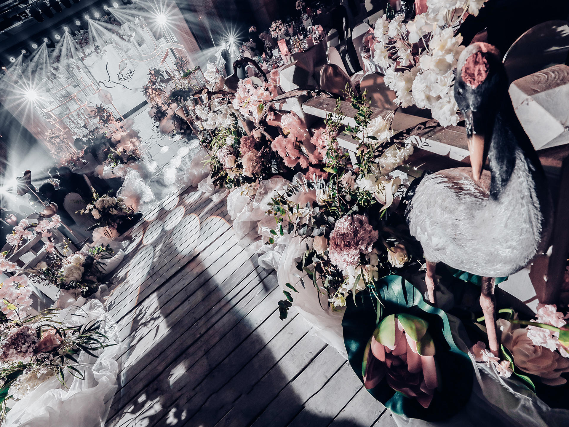 清雅新中式婚礼——心湖 | 淡蓝配色