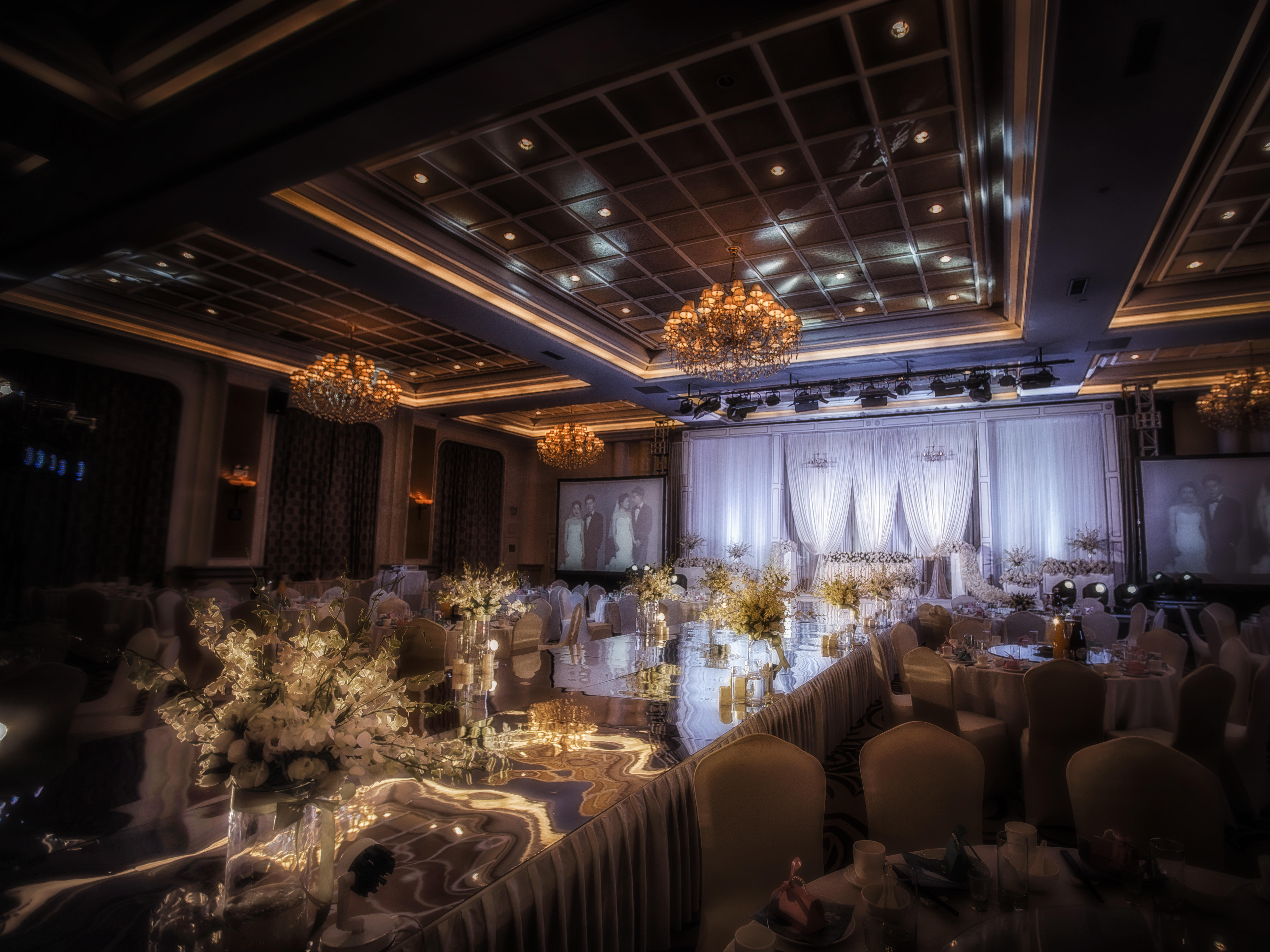 咸阳海泉湾维景酒店 韩式白色浪漫婚礼