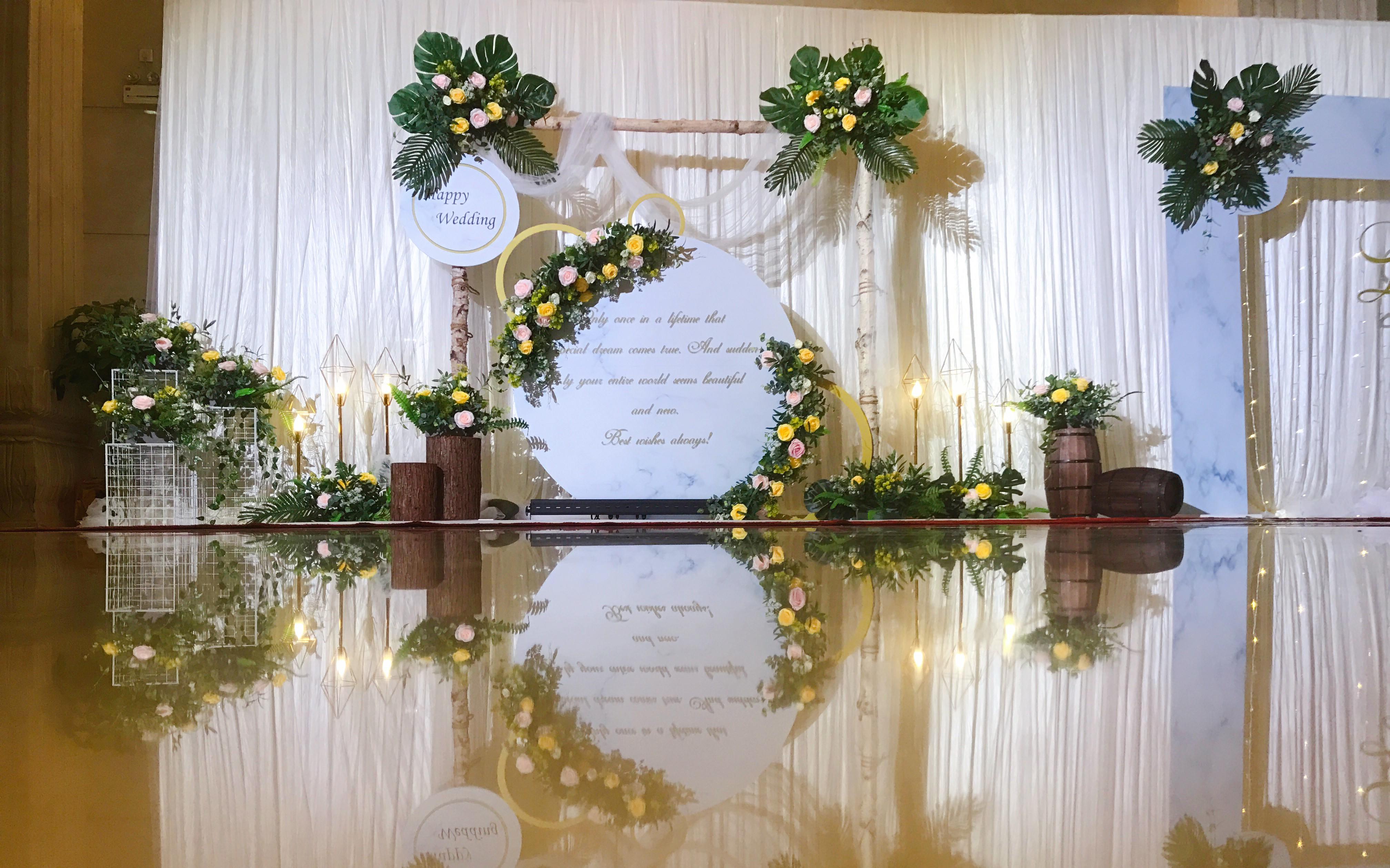 壹壹婚礼定制案例-森系简约风