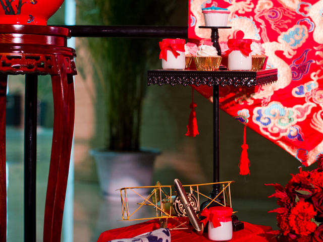新中式古典 红色精巧设计