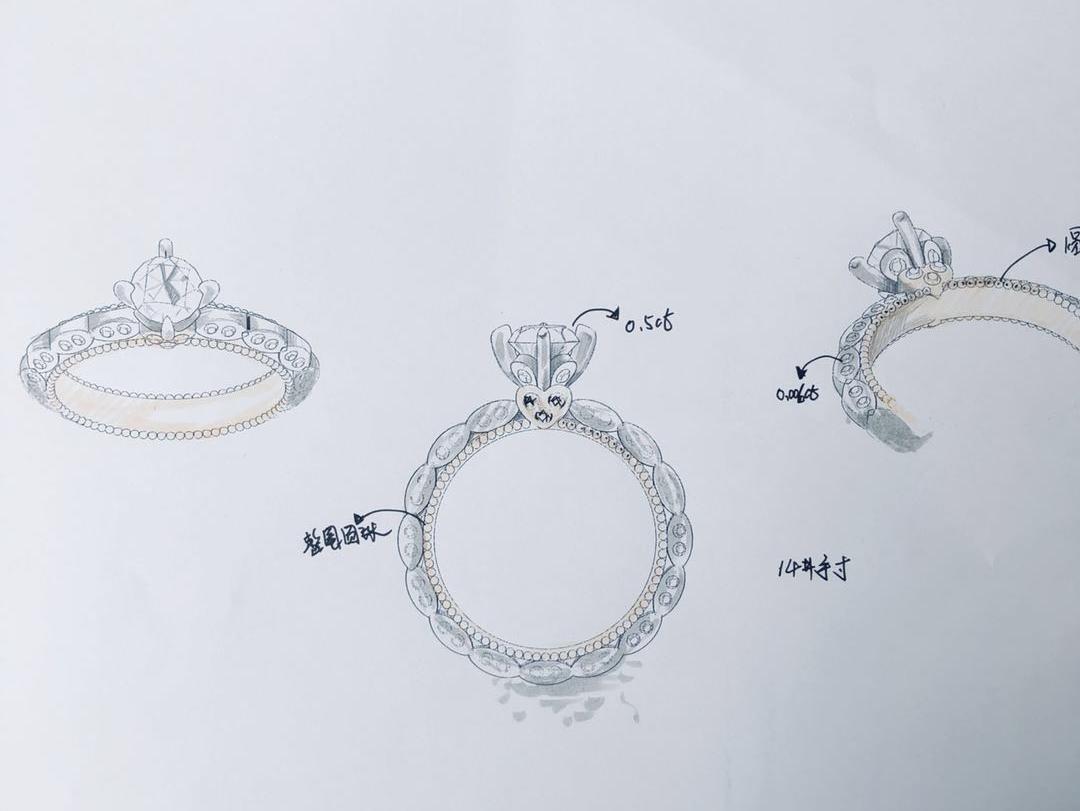 蒂维●斯特-【永恒、爱】18K钻戒 