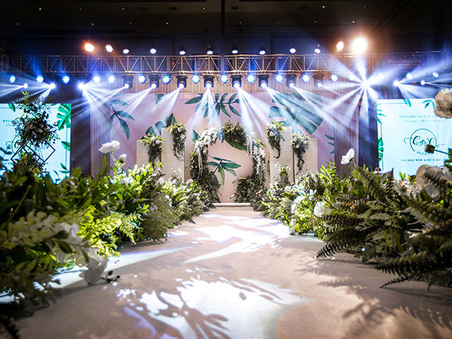 【闺蜜婚礼】白绿北欧风小清新主题婚礼