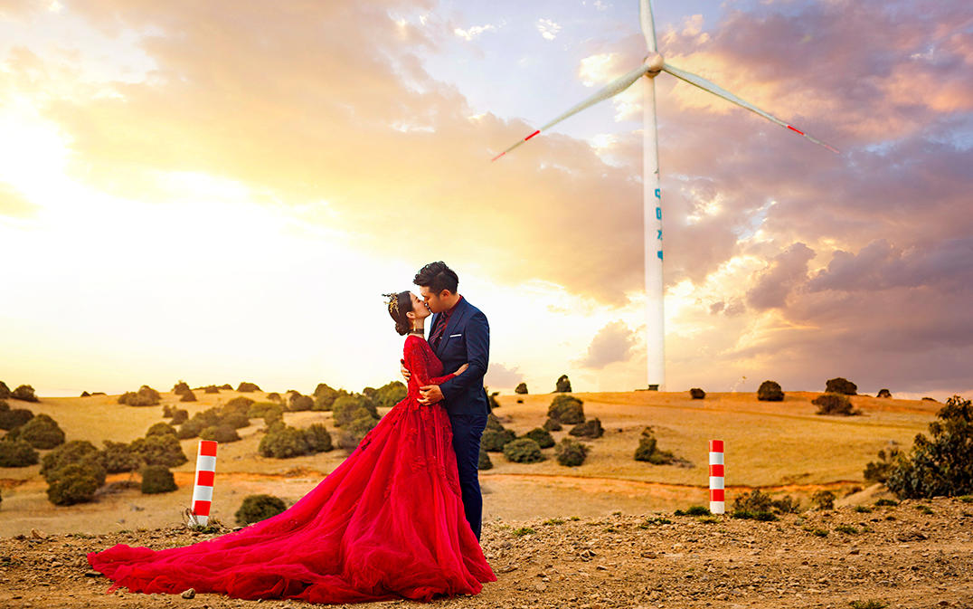 【水墨旅拍力荐】风格任选 +成品包邮+专车一对一