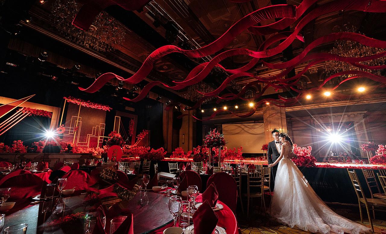 【庄容婚纱】红金婚礼案例