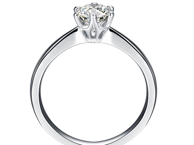 特际珠宝  18K金钻石女戒-30分GIA钻