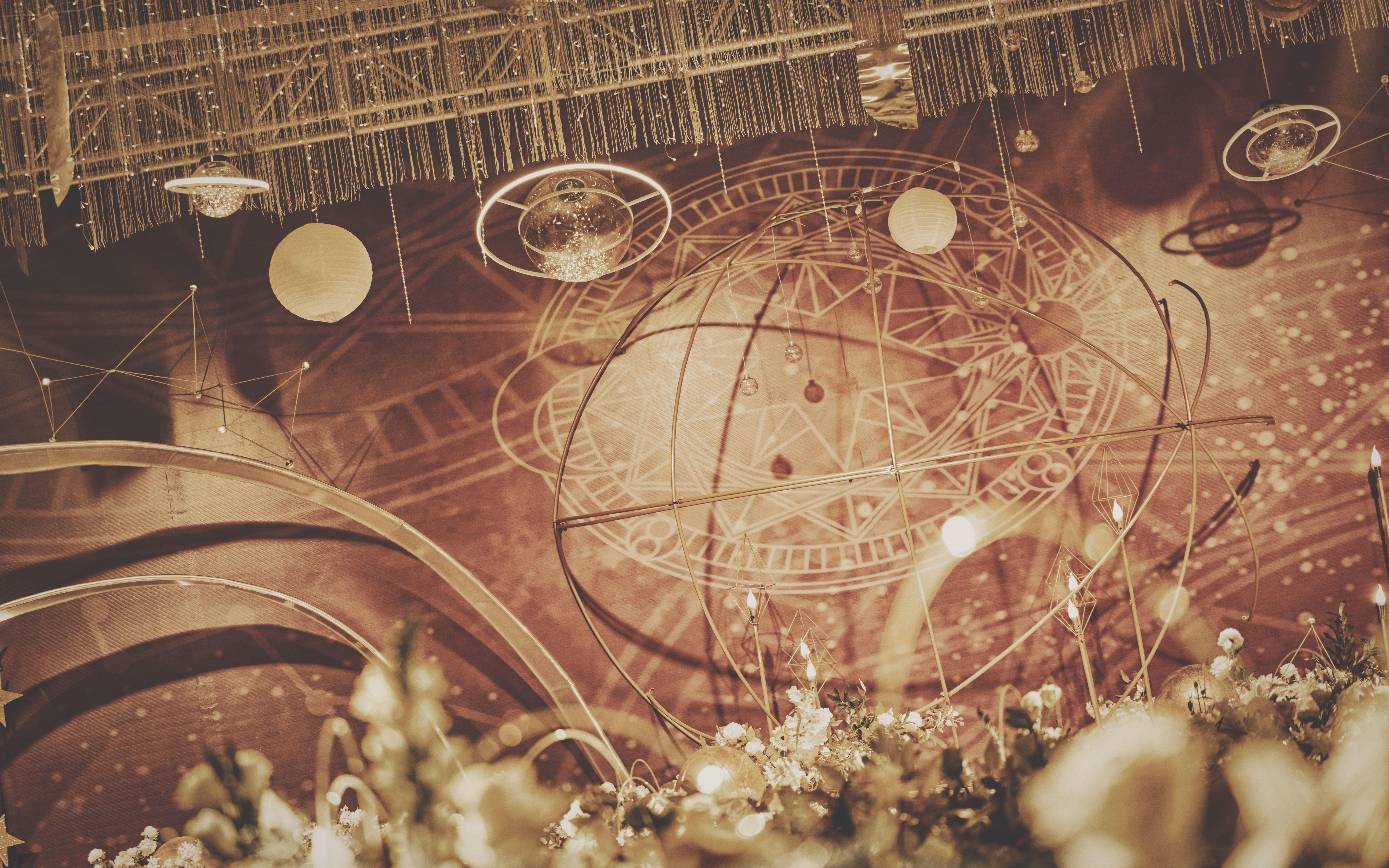 【美度婚礼】梦幻金色星空