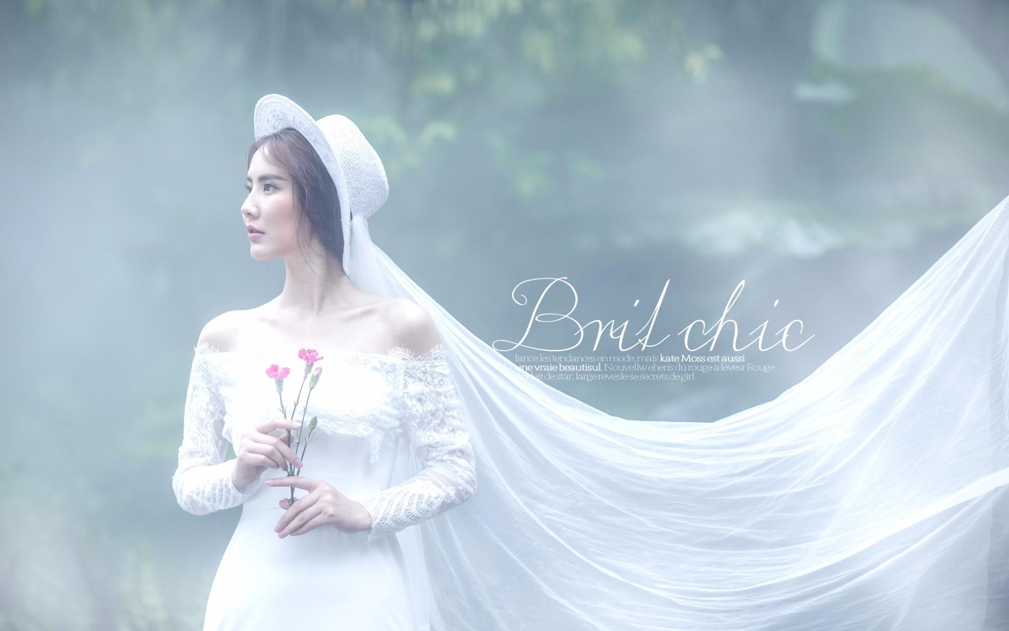 花禾时代C套餐全天自由跟拍 个性创意旅拍婚纱照