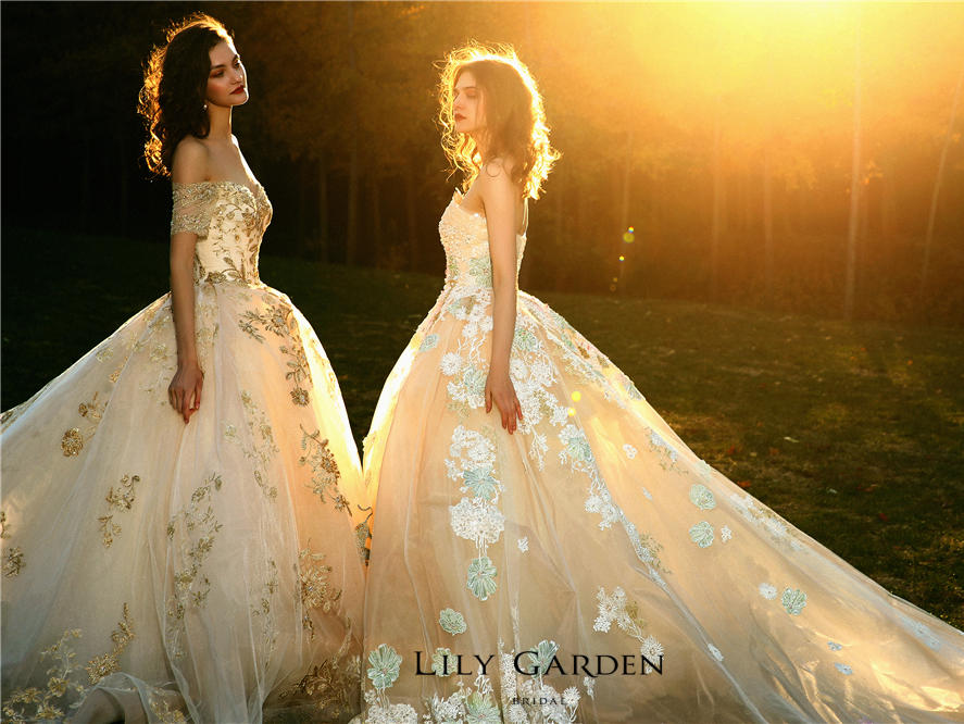 新锐设计师品牌KL轻柔婚纱典范