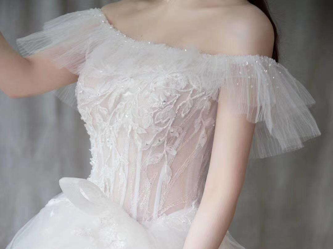 【定制系列】出门纱送新娘晨袍