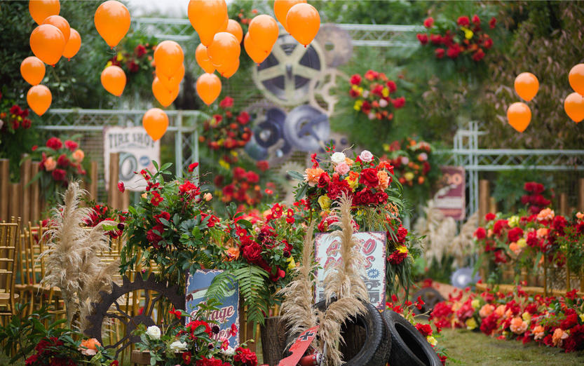 【缇纳Tina 婚礼定制】橘色草坪婚礼