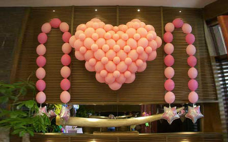 甜蜜之恋婚房气球布置套餐