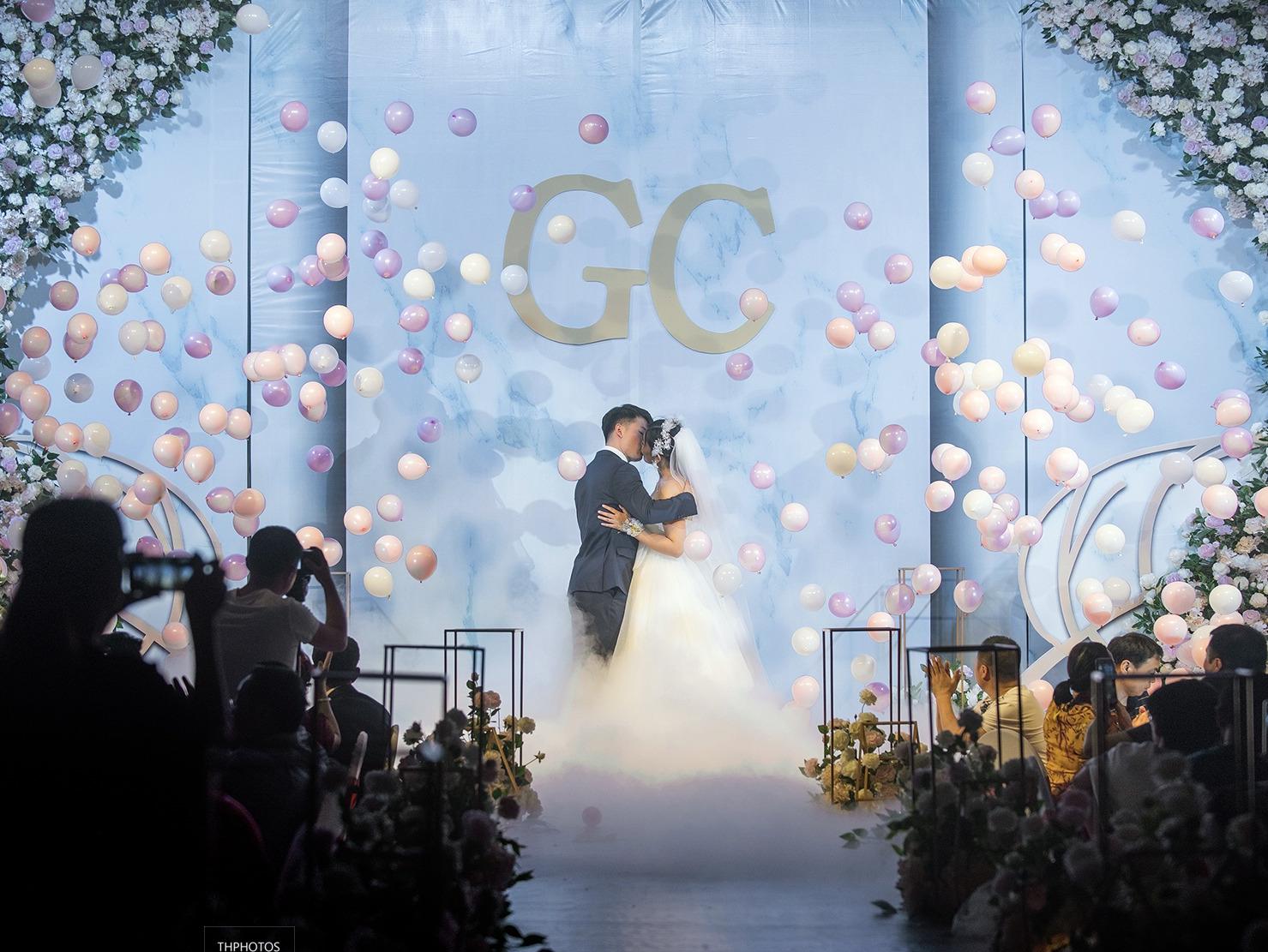 {最爱婚庆}  清新大理石元素案例—宇晨