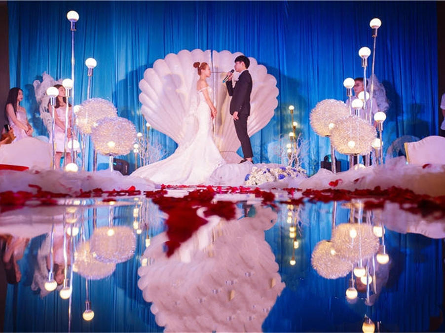  浪漫海洋风系列婚礼布置