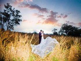 七彩玫瑰全球旅拍 毛里求斯婚纱摄影 私家白色沙滩
