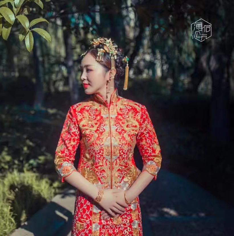 【品质优选】主纱+秀禾服各一件