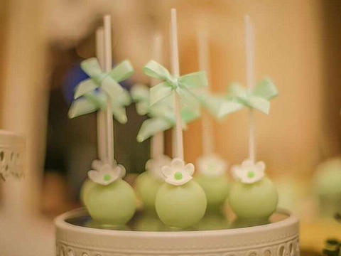 <vlove>小清新绿色主题甜品台
