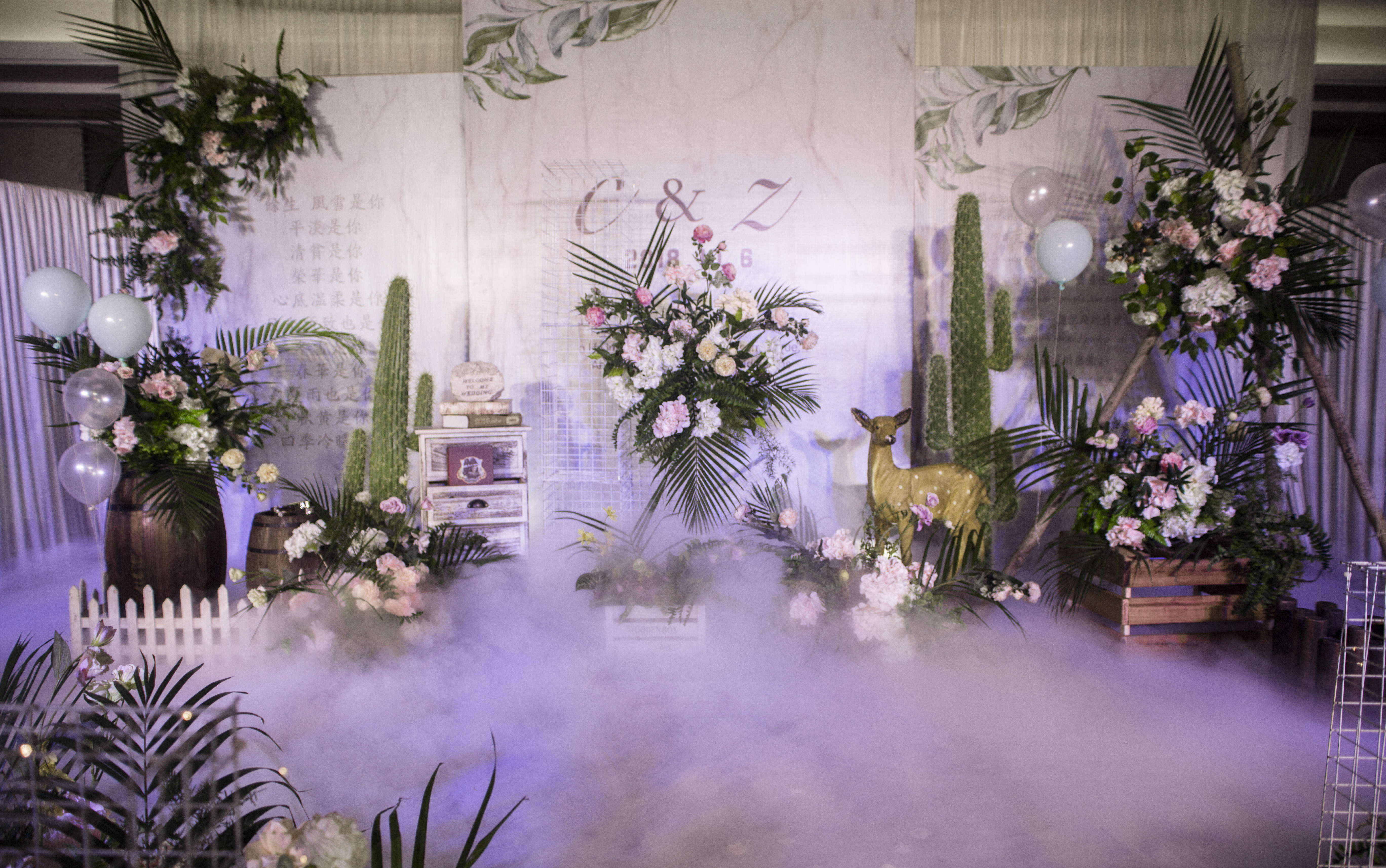 唯諾婚禮萬(wàn)和酒店韓系小清新婚禮||悅