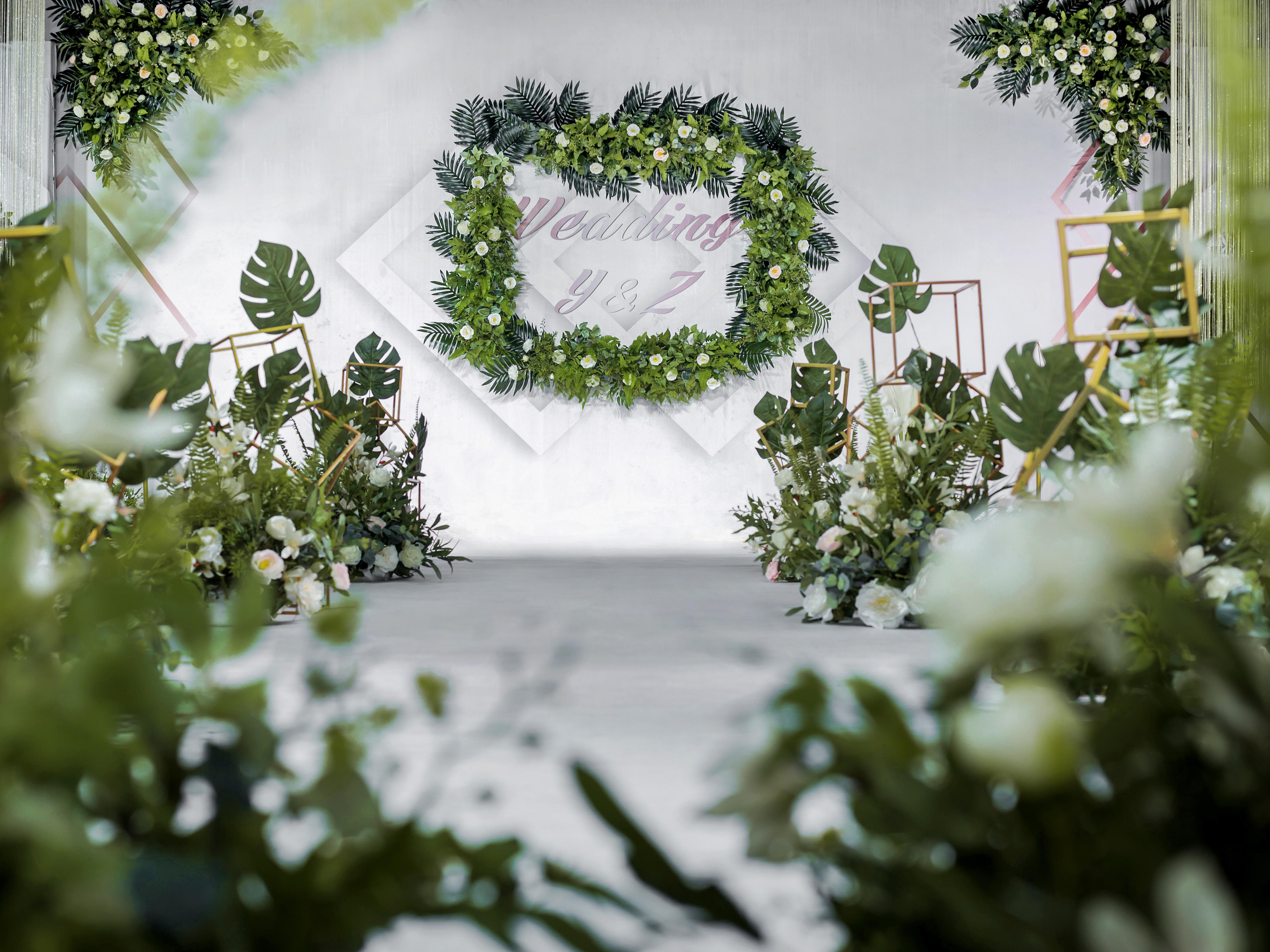 【喜库】18年大热清新白绿  INS大理石风  