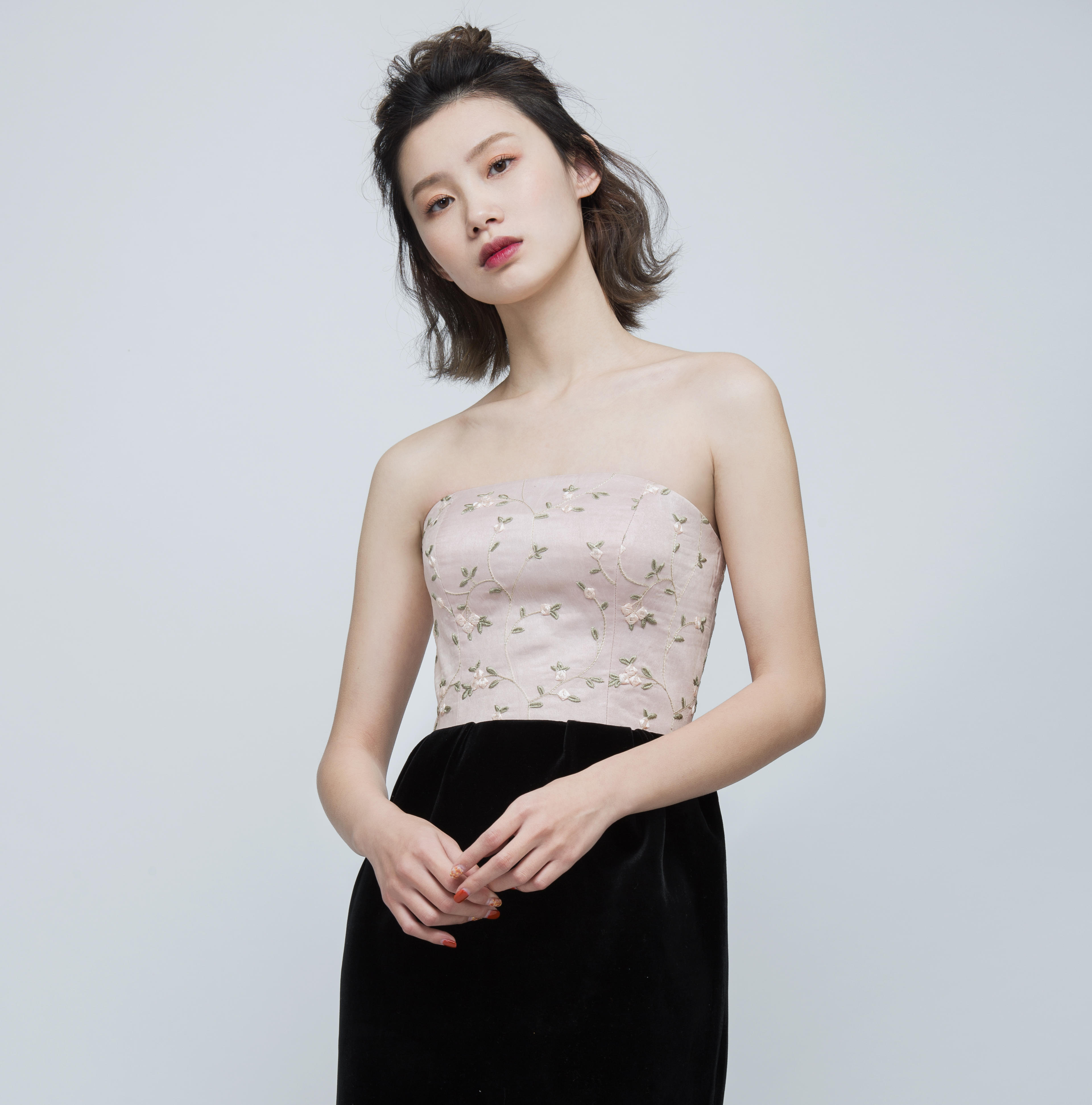 Emerald|《年华》高定系列天鹅绒礼服