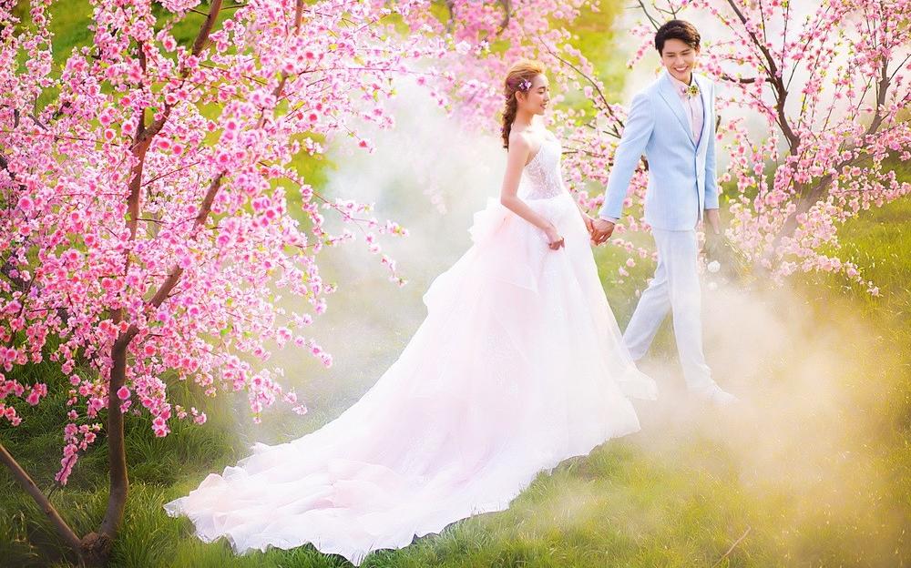 青島旅拍/創(chuàng)意韓式/紀(jì)實旅拍/櫻花街