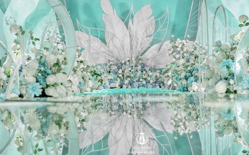 烂漫简约小预算的蒂芙尼蓝婚礼