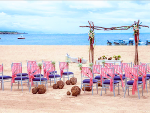 慕尚喜堂 巴厘岛 萨卡拉沙滩 教堂 水台婚礼