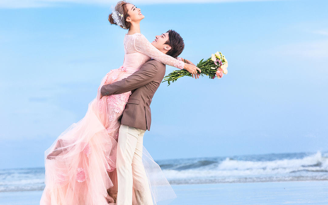 【艾美婚纱】总监团队一对一跟拍塞班岛奢华套系