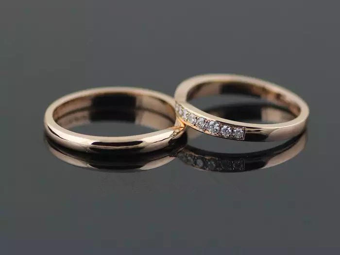 【伊戴永恒】钟意--18K玫瑰金钻石对戒