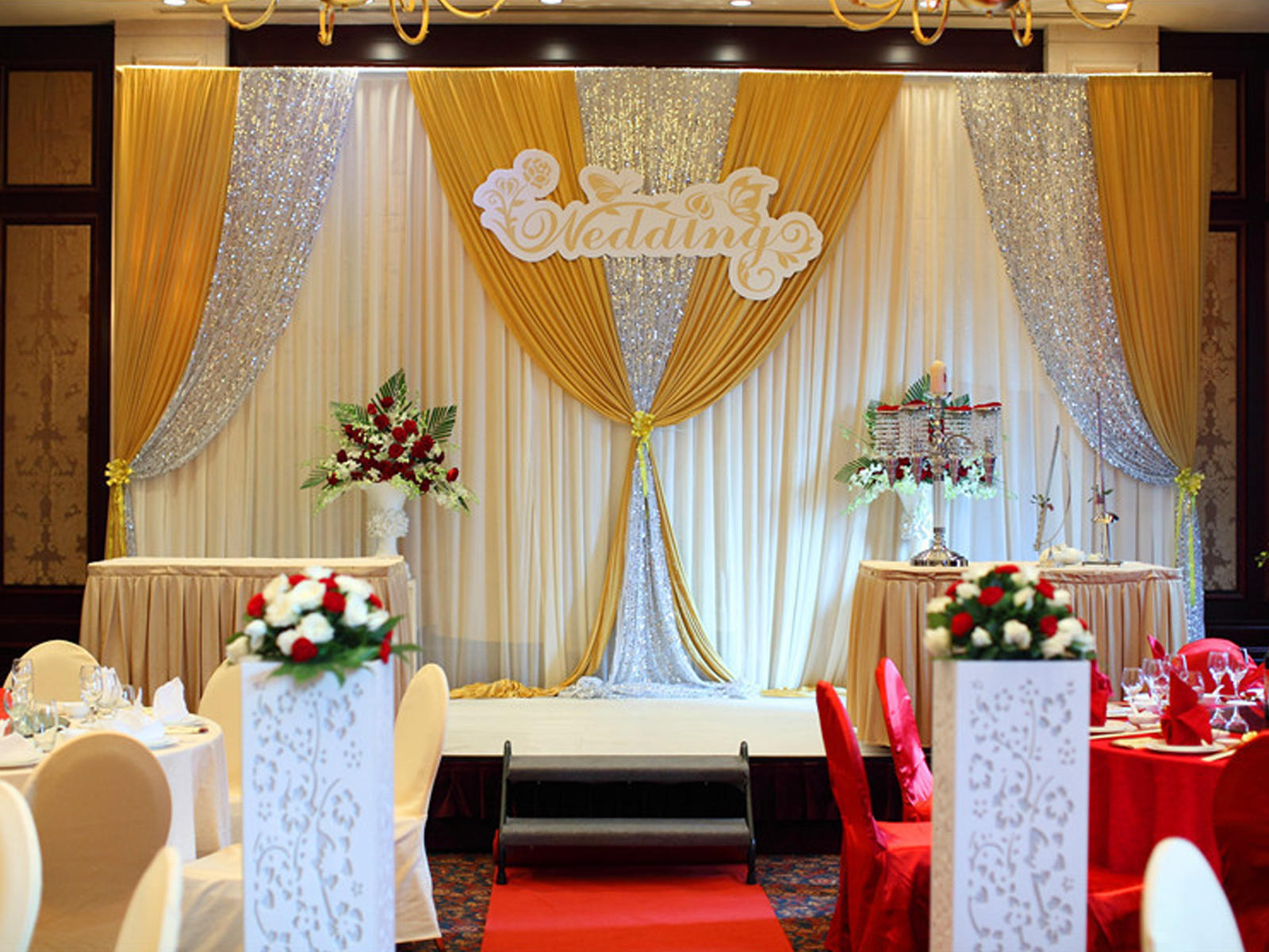 美丽简约婚礼场地布置套系仅1688元