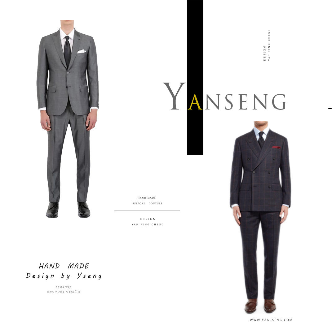 YANS/男士套西/进口中档羊毛面料/量身定制