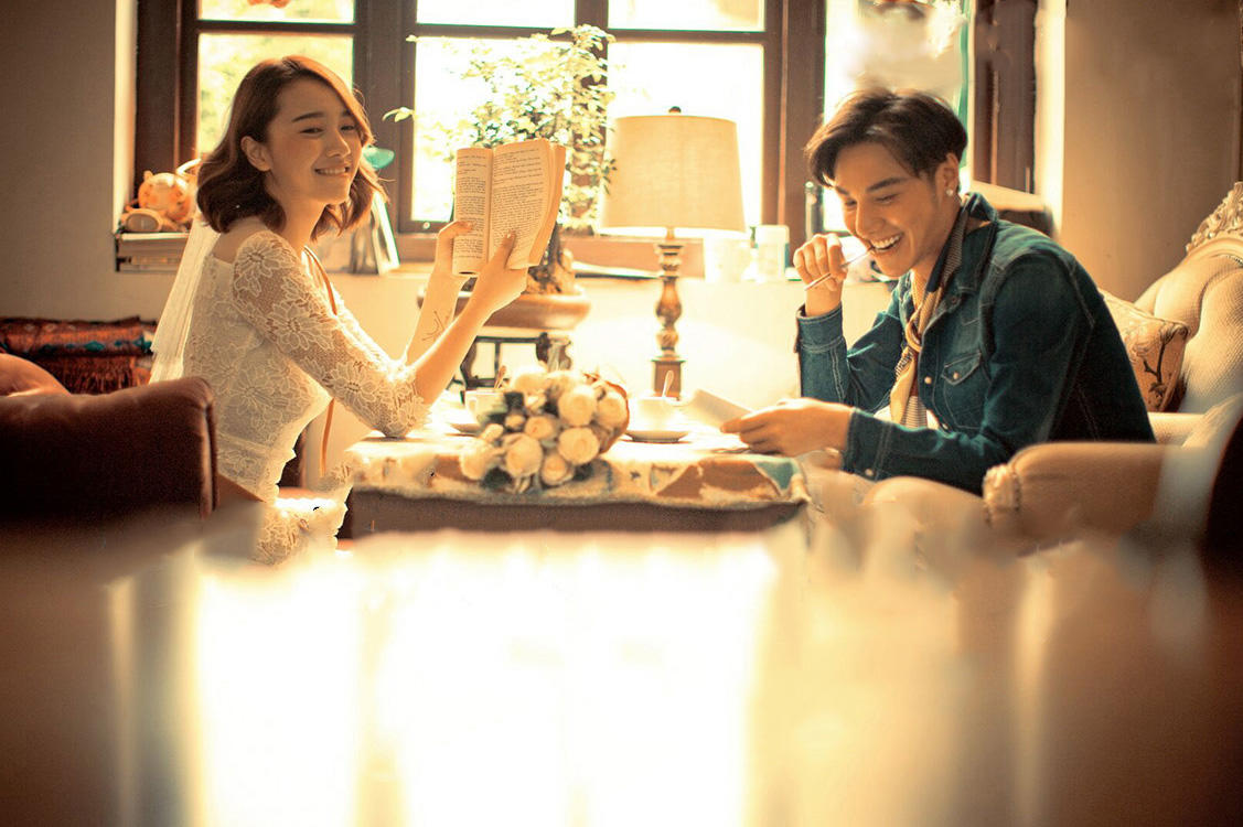 【台北新娘城市旅拍店】剧情式拍摄 送全新婚纱一件