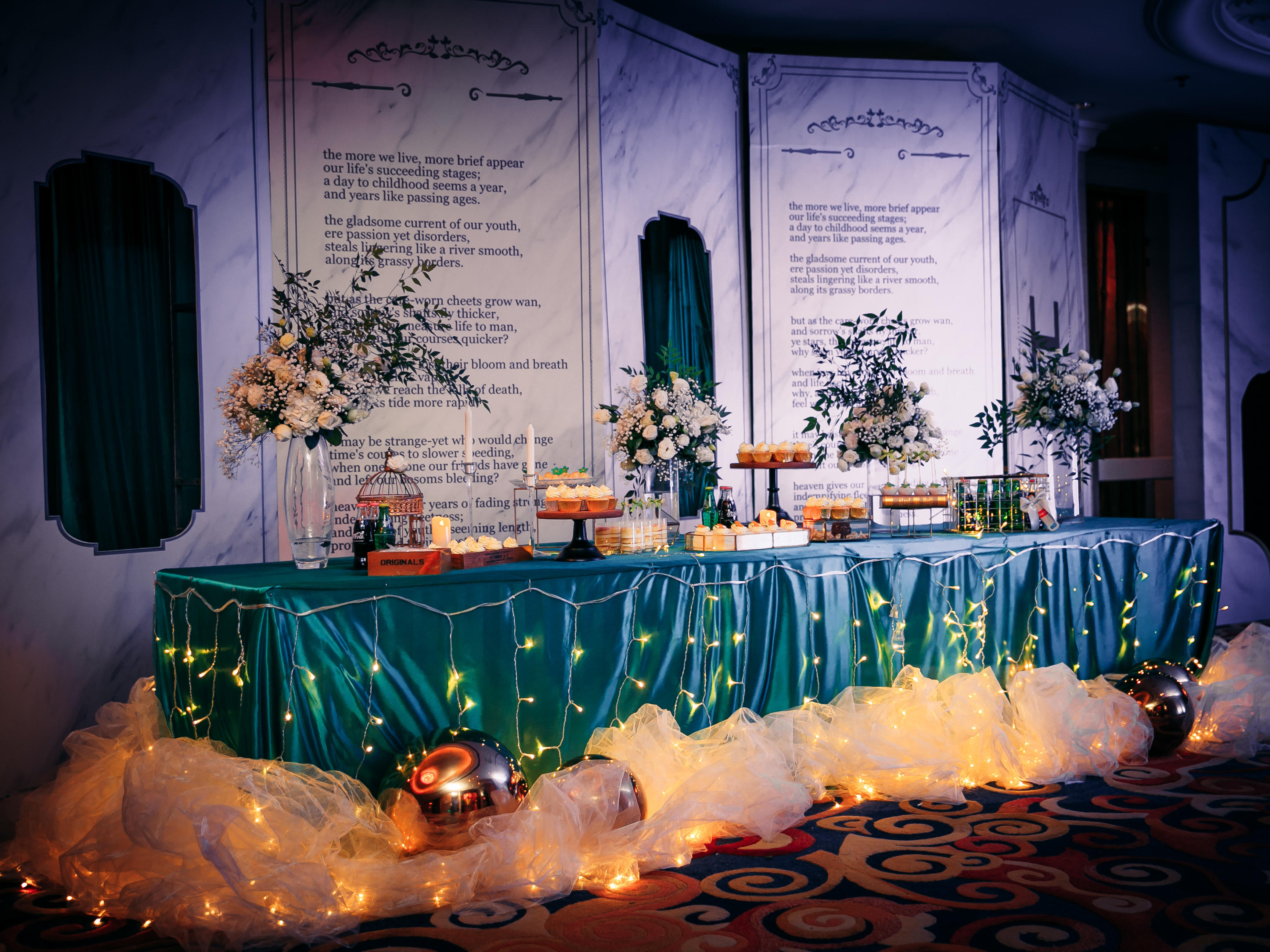 【喜悦来】大理石森系 轻奢 含四大金刚加双机位