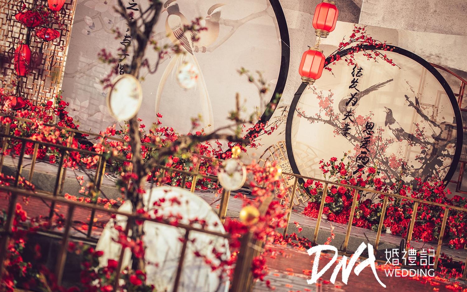 DNA |【宁波柏悦】红色中式婚礼「心有霓虹」