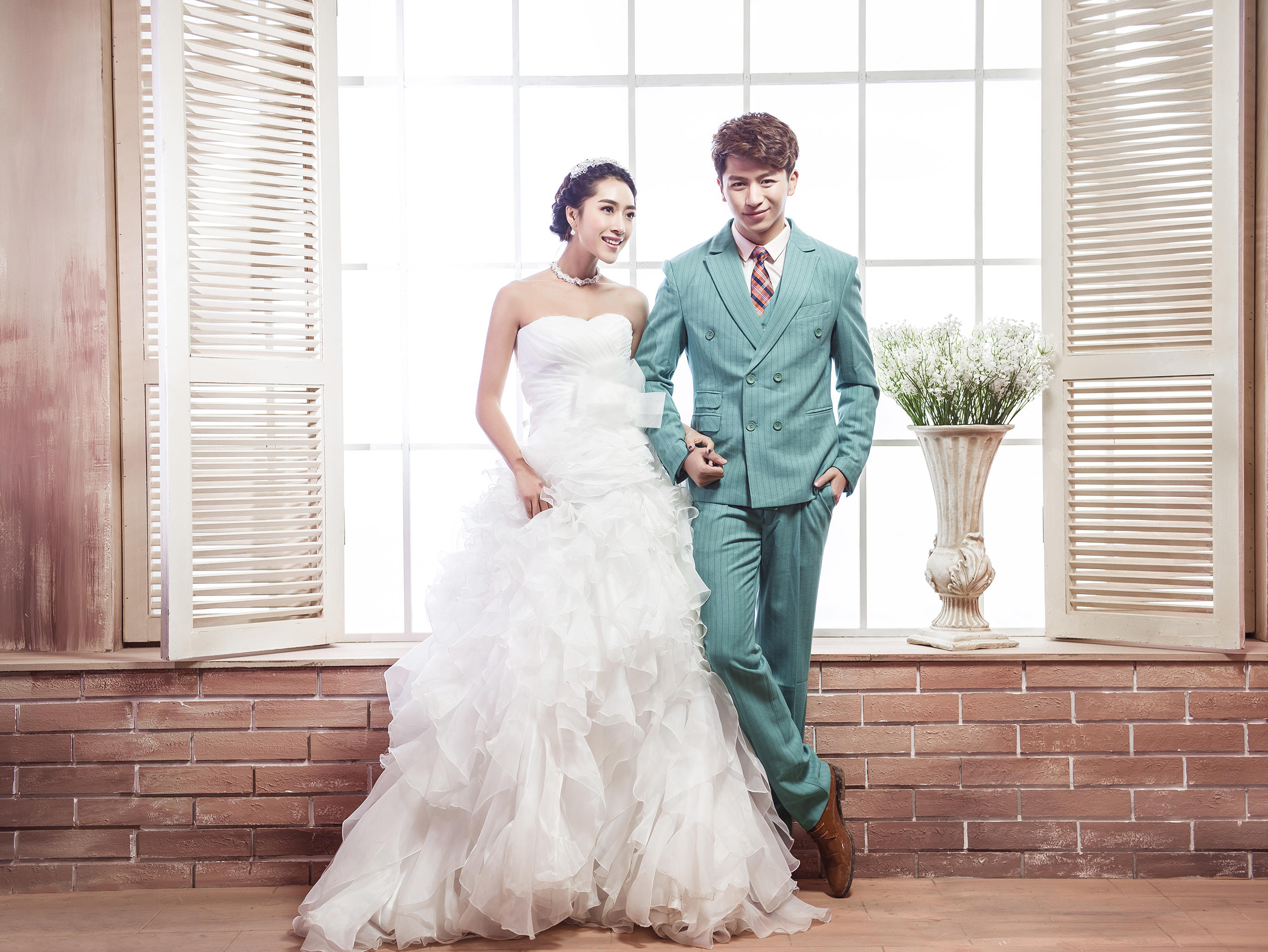 清新韩式婚纱照 让美丽瞬间永恒