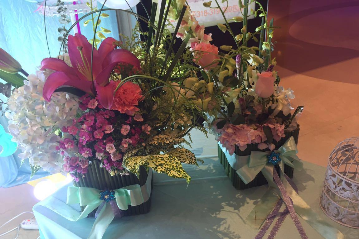 NiceCoast尼斯海案婚禮鮮花擺臺