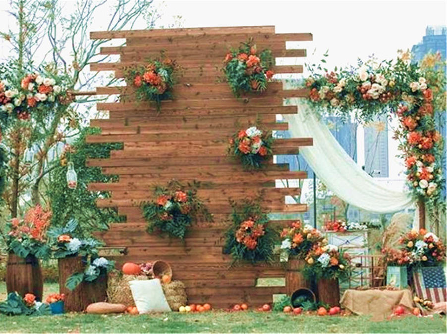 简约田园风户外婚礼+主持+化妆+2录像+拍照