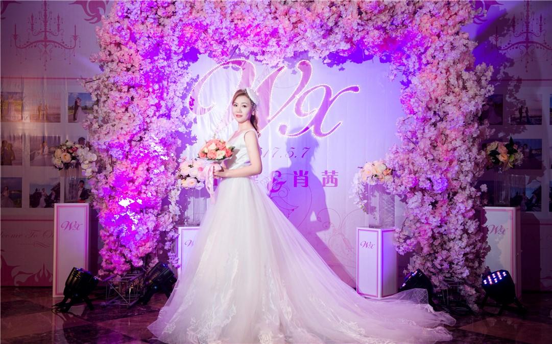 【锦绣良缘】主题定制樱花系－ 适合无柱婚宴大厅