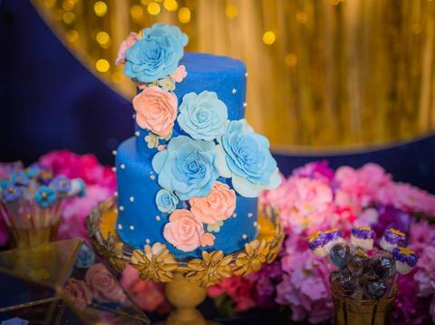 La Diva娜蒂花婚典设计婚礼主题双层大蛋糕1