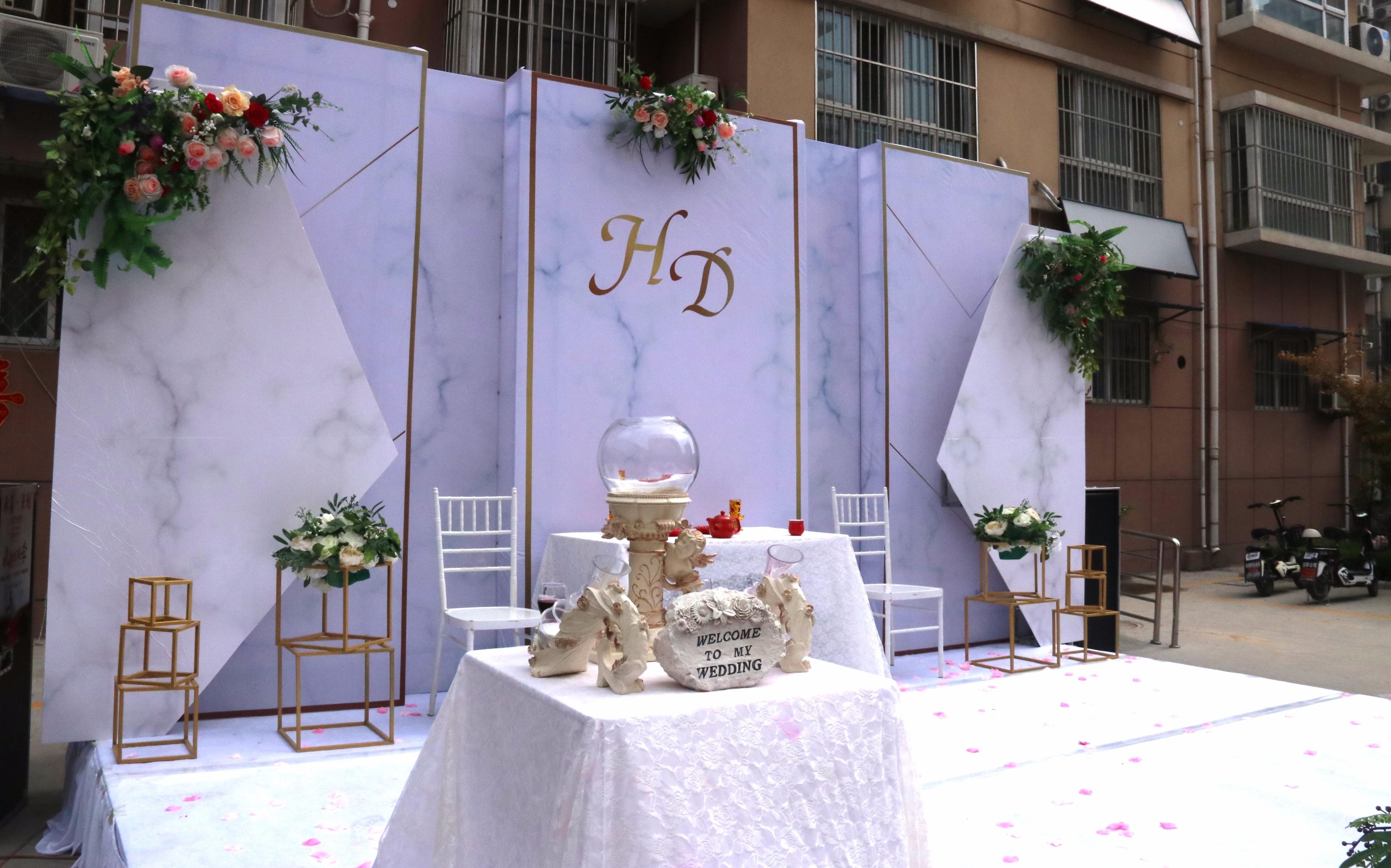 小清新婚礼  承喜策划案例实图