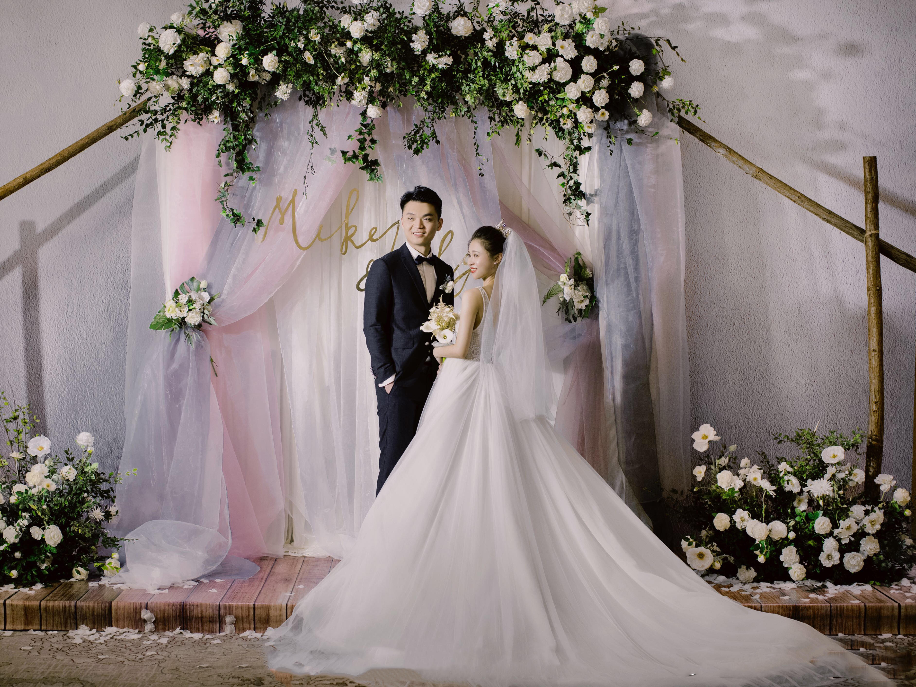 【木薇婚礼】白色简约气质小清新