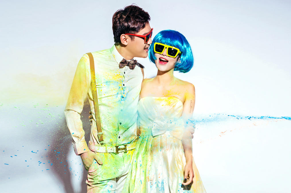 90后另类婚纱照《客照》感谢龙先森和萱美女