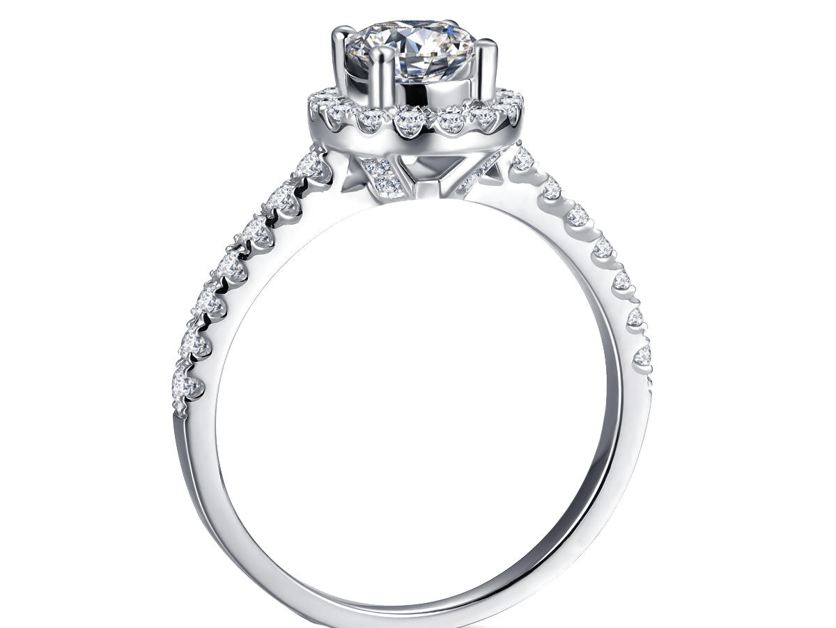 【钻戒】30分主钻 18K金钻戒 向日葵款