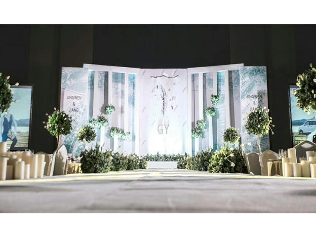 艺术白绿系 简约时尚大气   