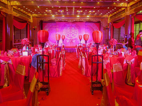 海航酒店 中国风婚礼 中式婚礼的必选风格