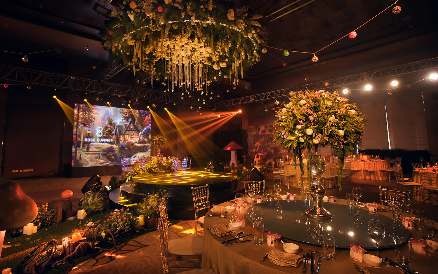 瑰夏婚礼策划 Casino复古扑克主题 蔓兰酒店