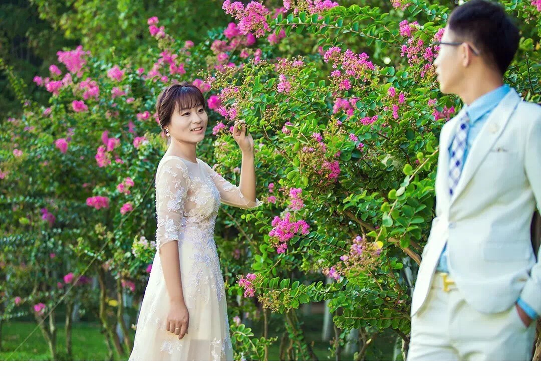 婚纱照，选片过来