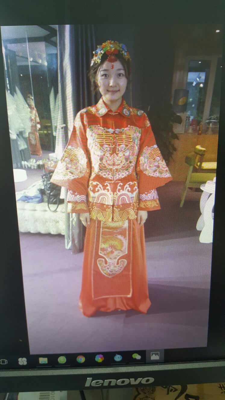 美祎子[喜欢]中式嫁衣，分享心得
