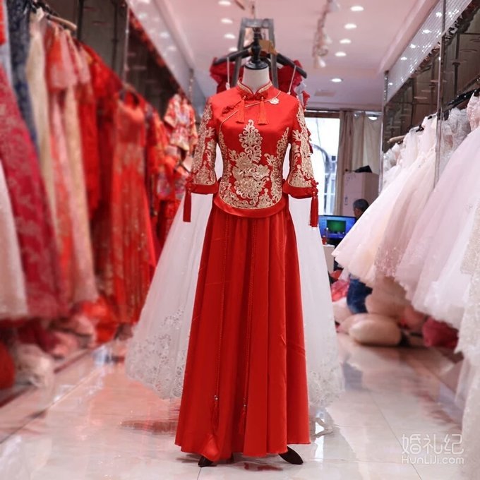 秀禾婚纱敬酒服全套转,6月6号婚期后发,包邮